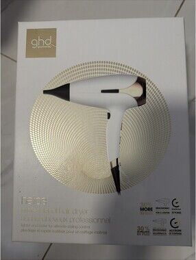 GHD Helios Ergonomic Professional Hair Dryer - White-